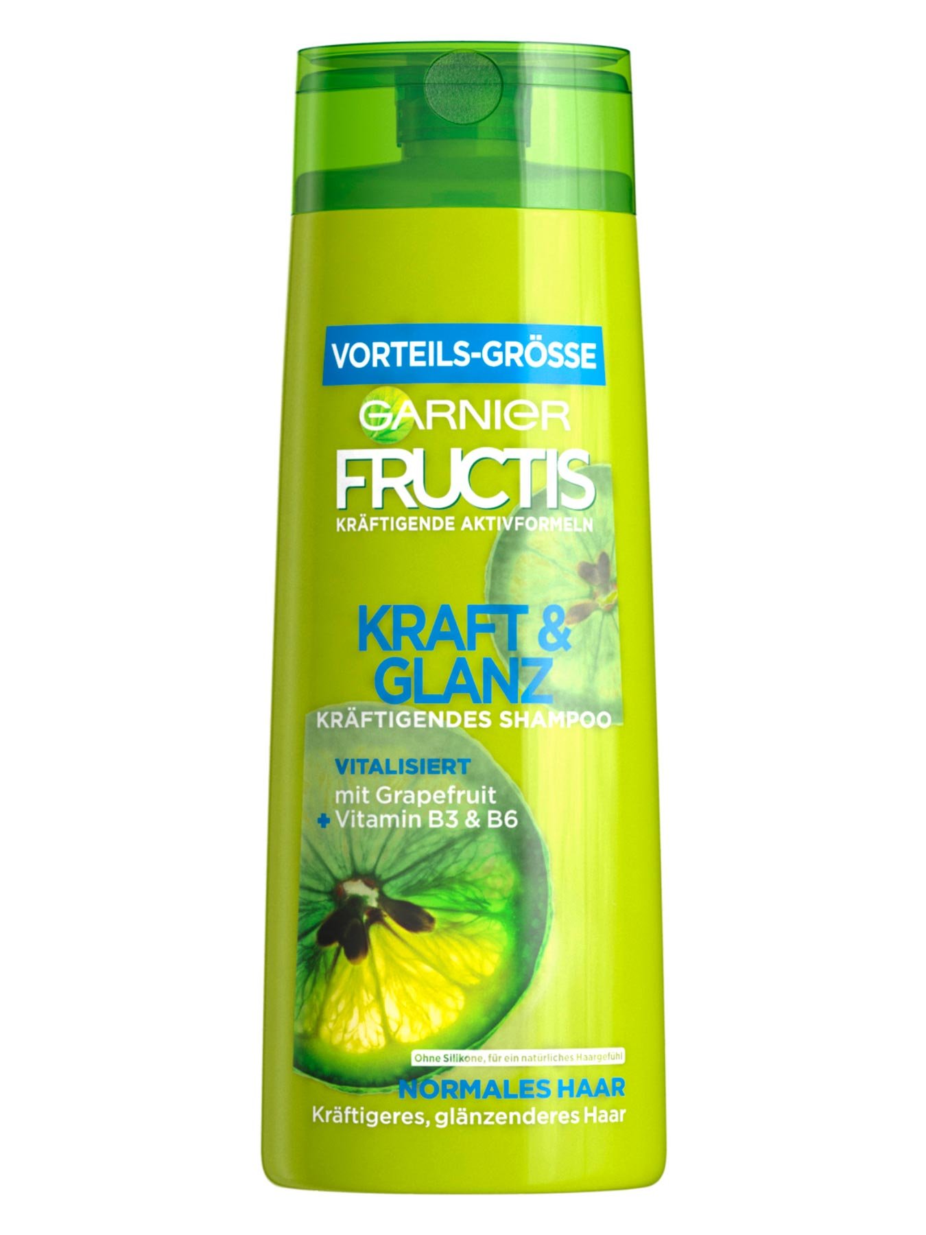 Kraeftigendes-Shampoo-Fructis-Kraft-Glanz-400ml-Vorderseite-Garnier-Deutschland-gross